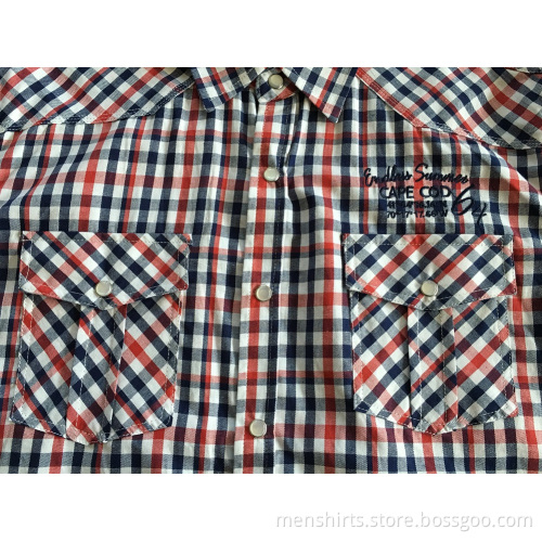 two chest pocket man shirt
